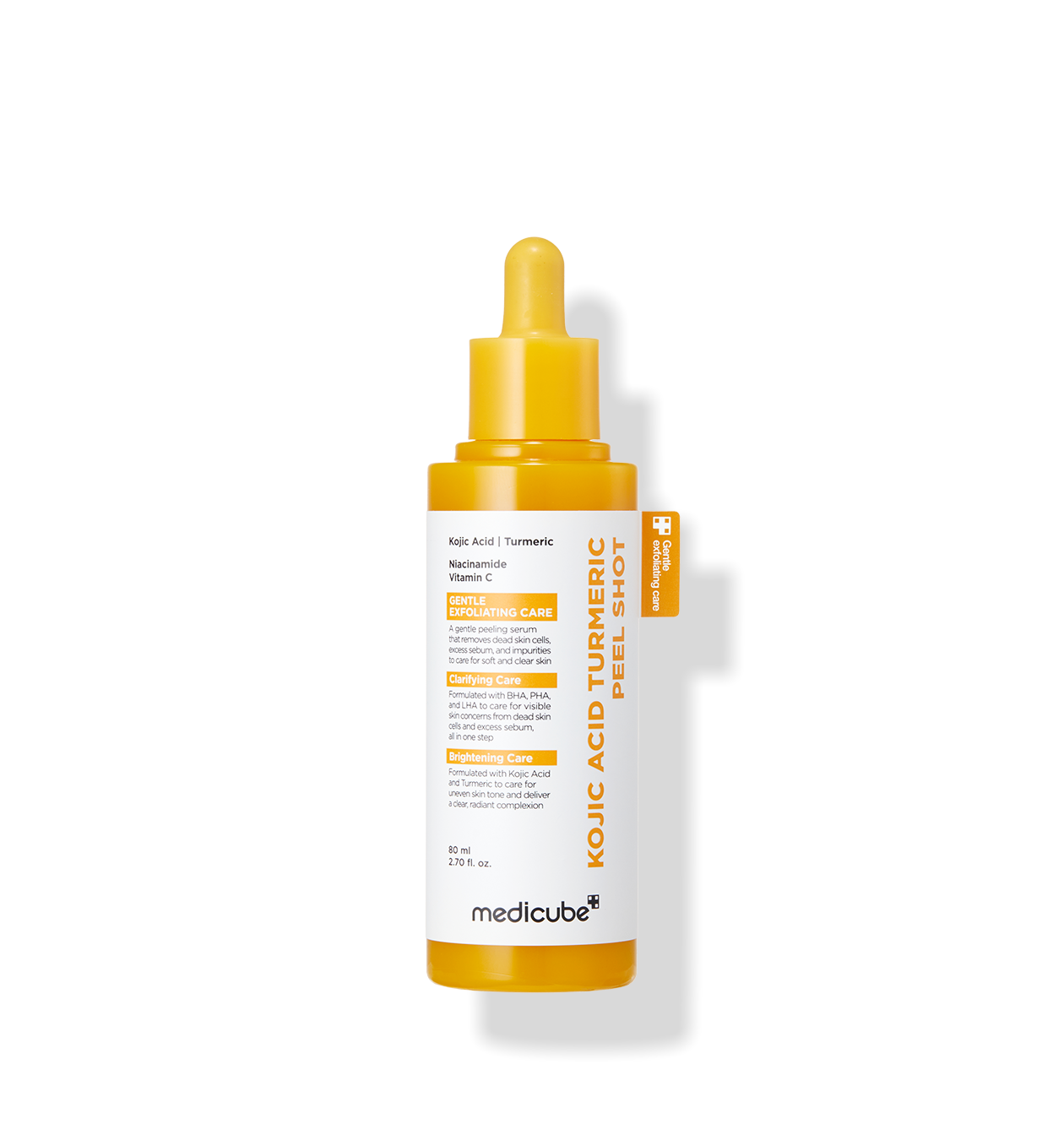 Kojic Acid Turmeric Peel Shot visage