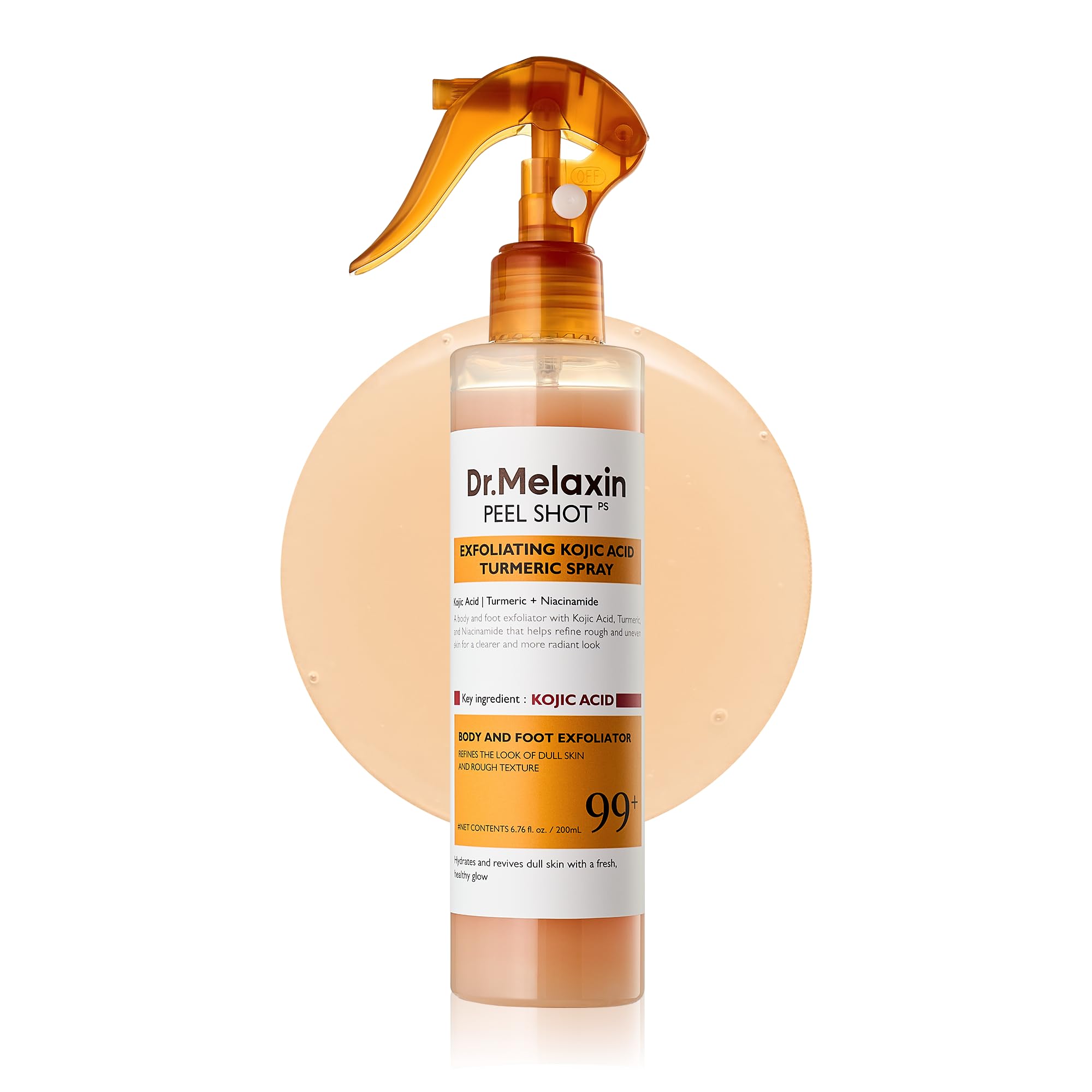 Dr.Melaxin Peel Shot Exfoliating Kojic Acid Turmeric Spray 200 mL