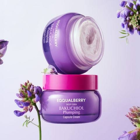 EQQUALBERRY Deep Cera Bakuchiol Plumping Capsule Cream 50 ml
