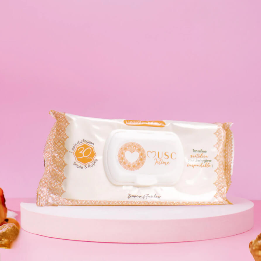 Lingettes intimes Amber Flower