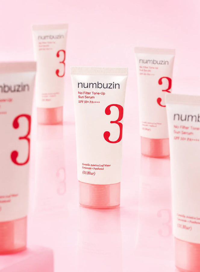numbuzin No.3 No Filter Tone-Up Sun Serum SPF50+ PA++++ 01 Blur