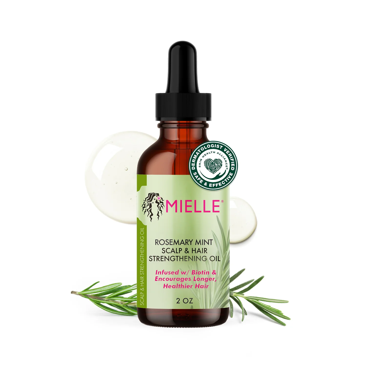 Huile Fortifiante Cuir Chevelu et Cheveux Rosemary Mint