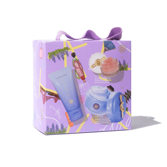 Coffret Tatcha – The Dewy Skin Cream, The Rice Wash, The Kissu Lip Mask