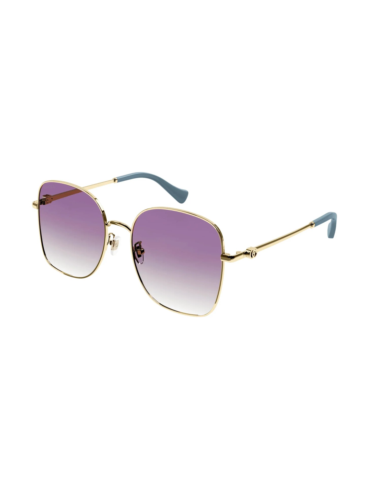 Lunettes de soleil Gucci GG1143S 003 GOLD Violet