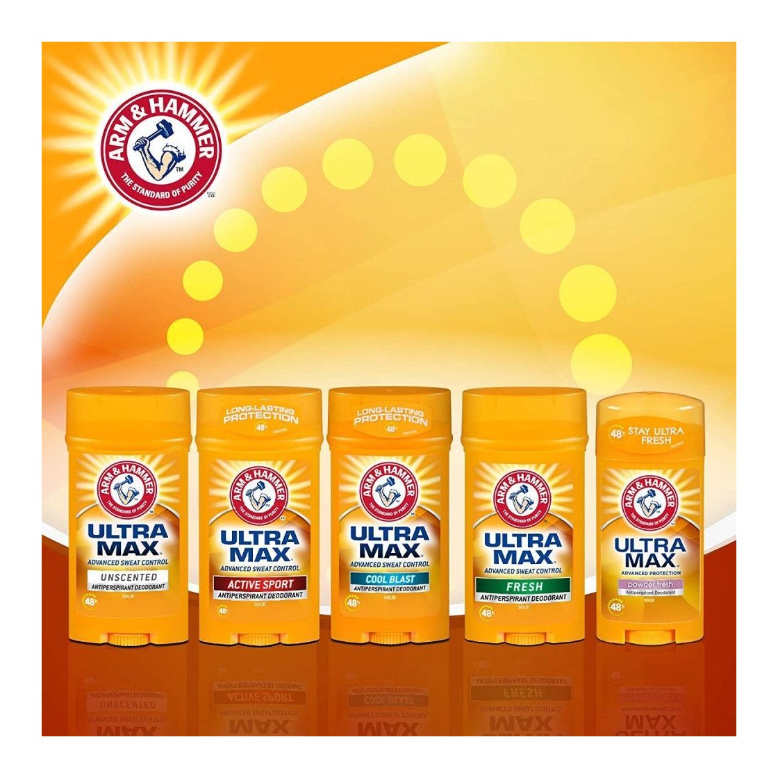 Déodorant antitranspirant solide Ultra Max, sans parfum
