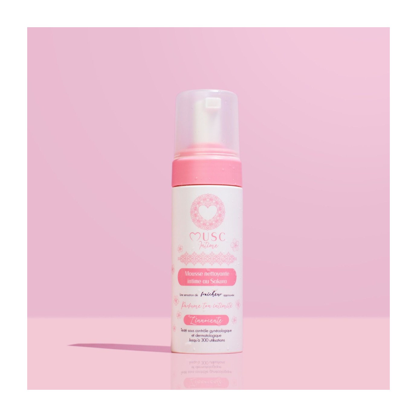 Mousse nettoyante intime au Sakura 150 ml