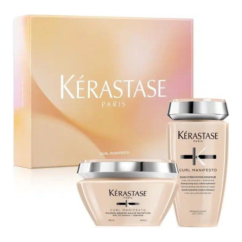 Coffret Paris Curl Manifesto Bain Hydratation Douceur + Masque Beurre Haute Nutrition