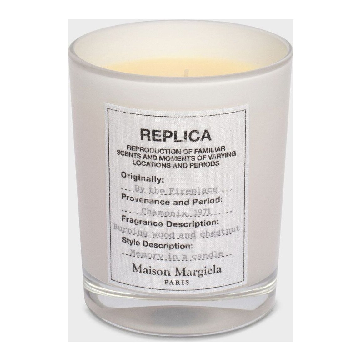 REPLICA Bougie parfumée By the Fireplace 165 g