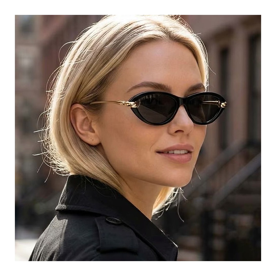 Lunettes de soleil cat eye knot