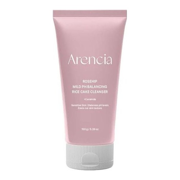 Rosehip Mild pH Balancing Rice Cake Cleanser + Ceramide, 150 g