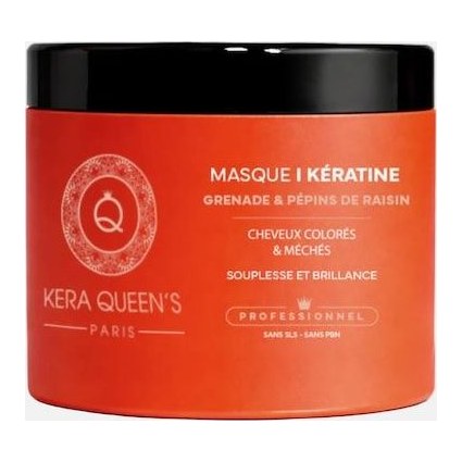 Kératine Grenade & Pépins de Raisin Masque