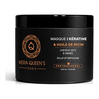 Masque Professionnel Kératine & Huile de Ricin