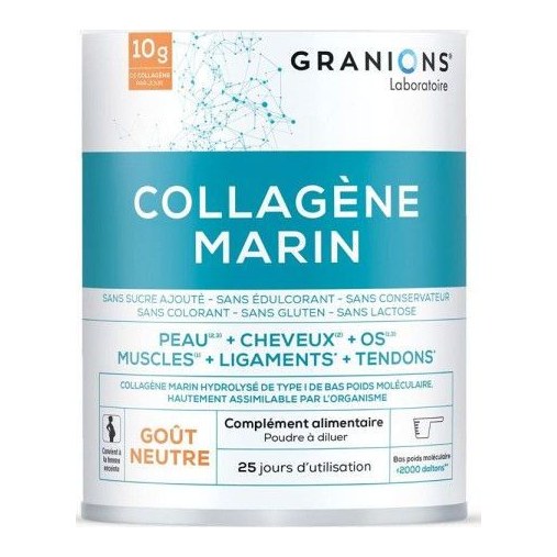 Collagène Marin 10G Goût Neutre Poudre 258G